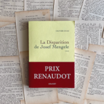 Chronique littéraire La Disparition de Josef Mengele par Mally's Books - Mélissa Pontéry